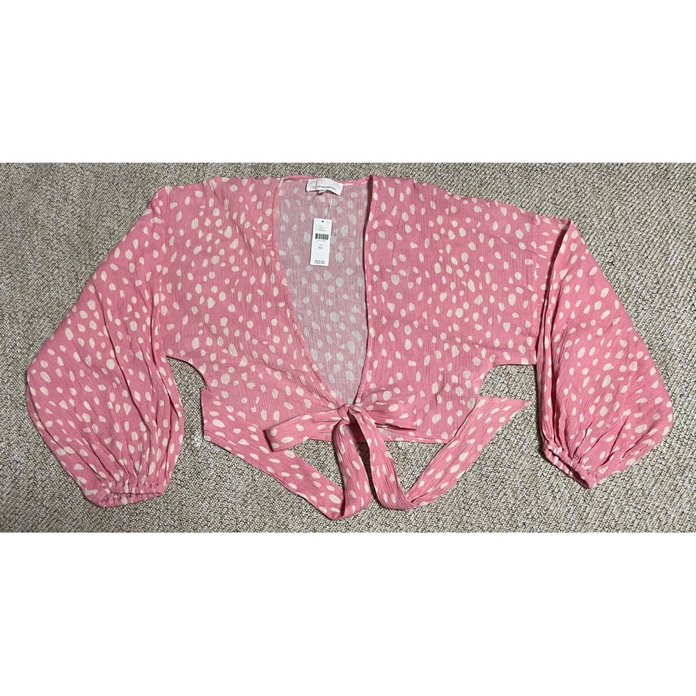 Anthropologie Tie-Front Cropped Kimono NWT - One Size - Picture 6 of 13